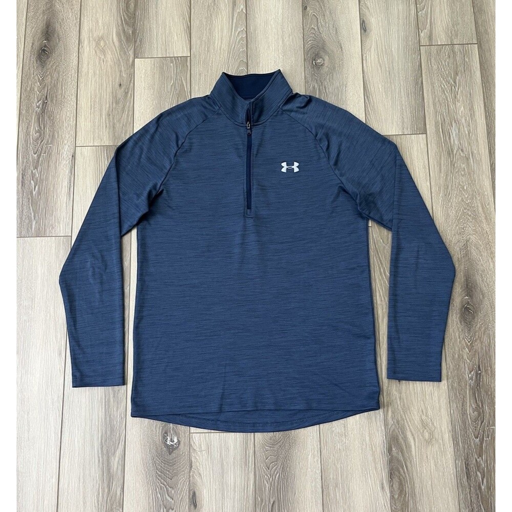 Under Armour UA Tech 1/2 Zip Long Sleeve Pullover Shirt Mens Sz Medium Stretch
